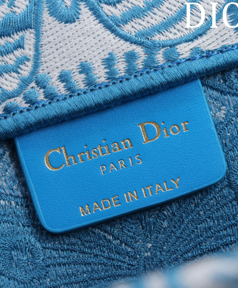 Christian Dior Medium Dior Book Tote M1286 Blue